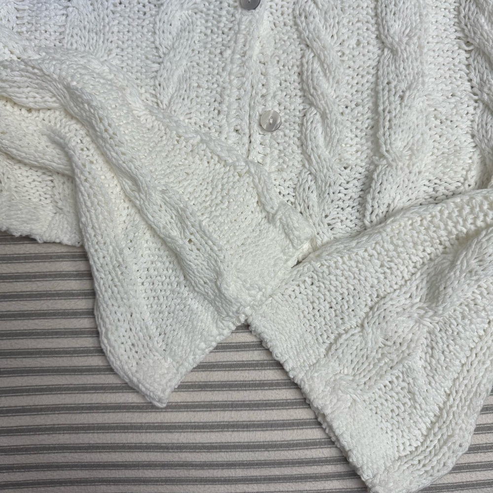 NWT Free People Robyn Crochet Knit Cardigan - Picture 7 of 8